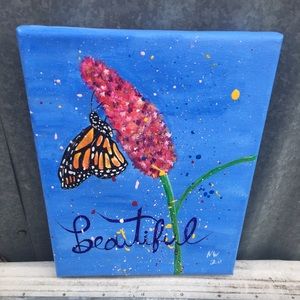 Small canvas painting